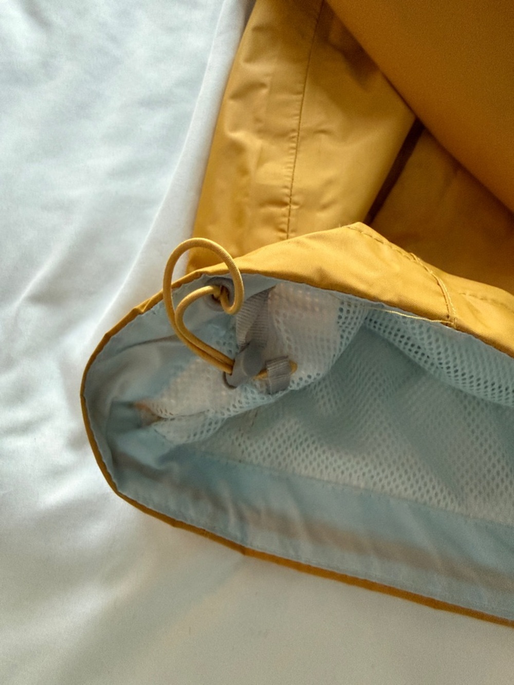 Columbia Mustard Yellow Hooded Rain Jacket - Picture 5 of 6